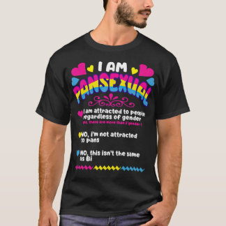 I AM PANSEXUAL Pride Humor Joke LGBT T-Shirt