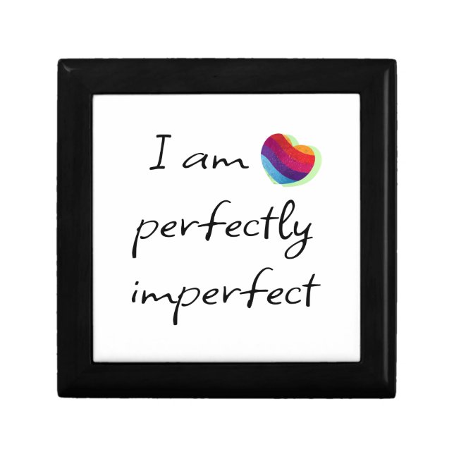 I am perfectly imperfect gift box (Front)