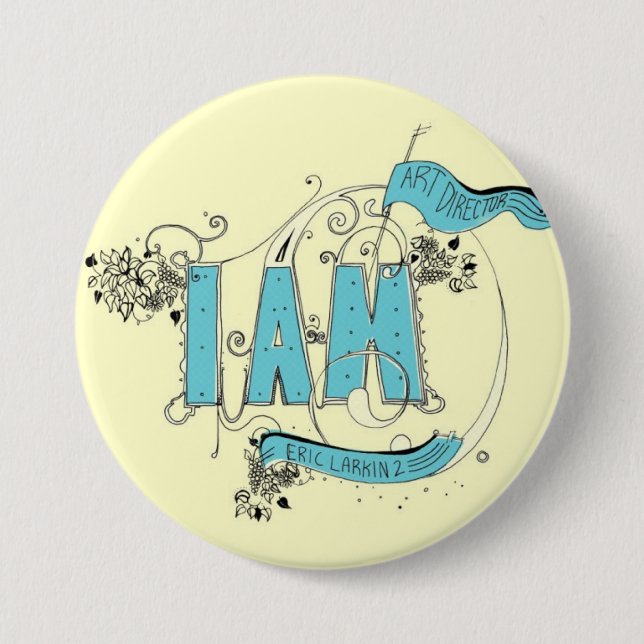 i am pinback button (Front)