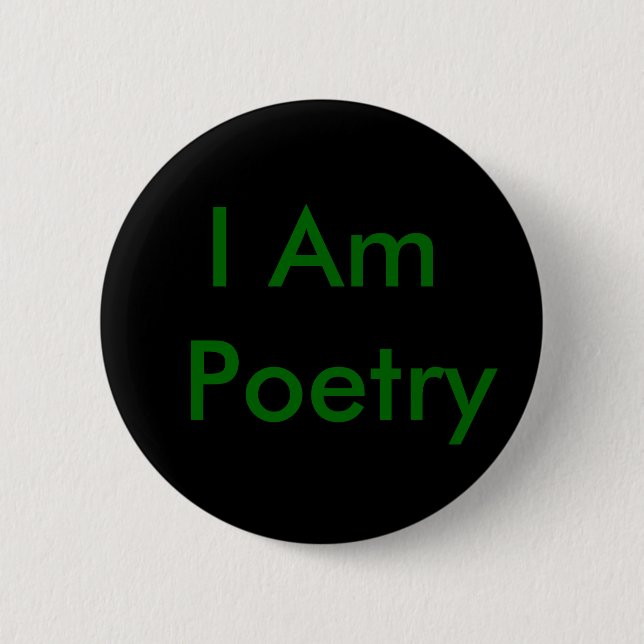 I Am Poetry Button (Front)