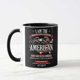 I Am Politically Incorrect God Bless Mug