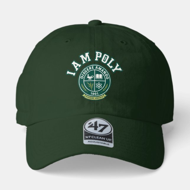 I AM POLY 47 Brand - Classic Clean Up Cap (Front)