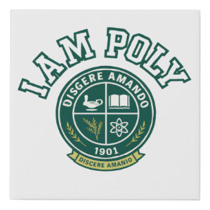 I AM POLY Canvas Art Print