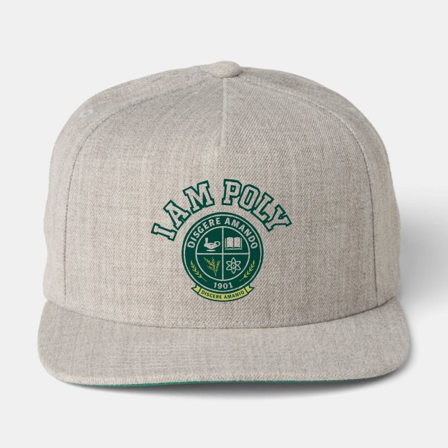 I AM POLY Classic 5 Panel Hat (Front)