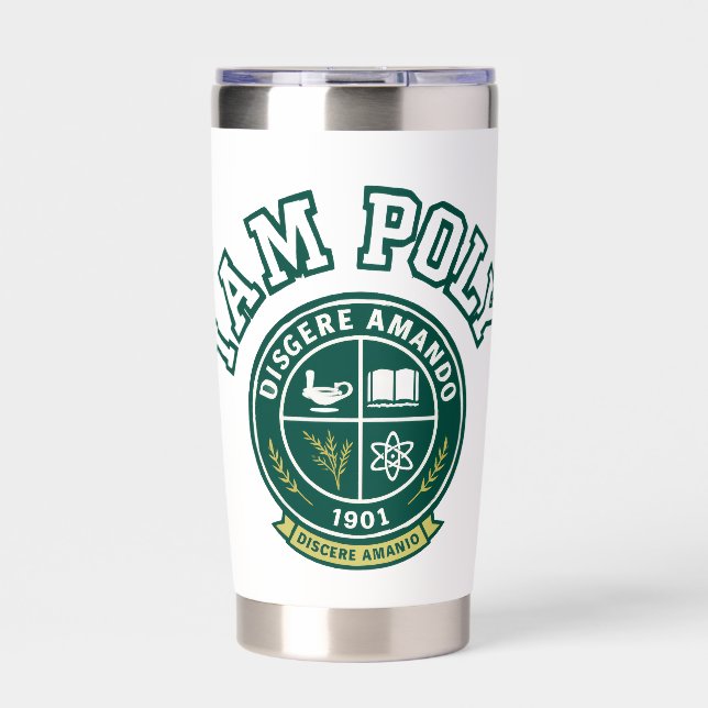 I AM POLY Insulated Tumbler (Front)