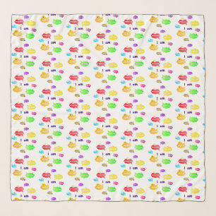 I Am Positive Affirmations Words Self Love Scarf