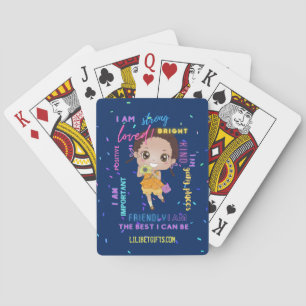 I AM - Positive Black Brown Girl Affirmations Poker Cards