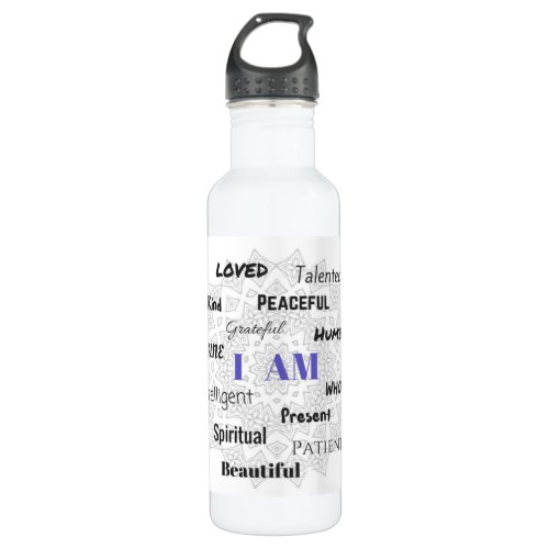 I AMPositive Inspiration Affirmation Water Bottle