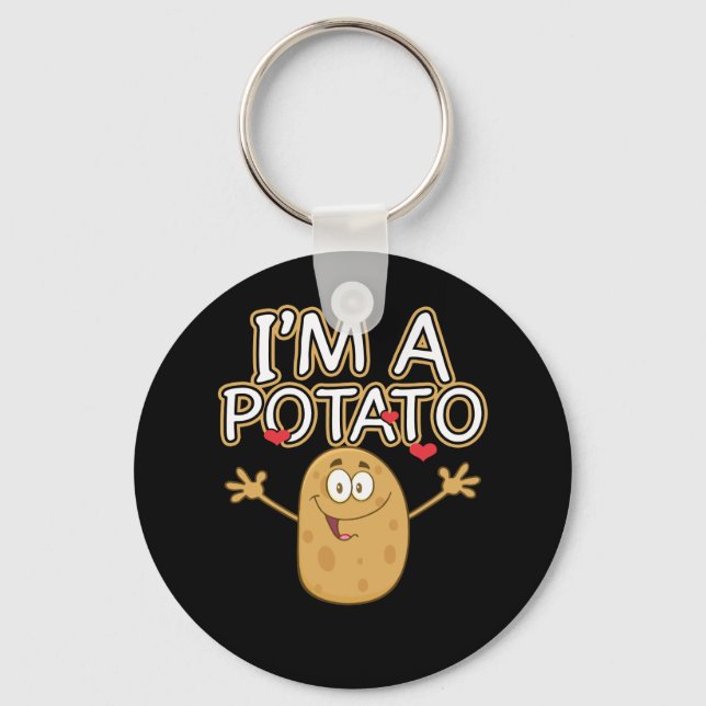 I am Potato Keychain (Front)