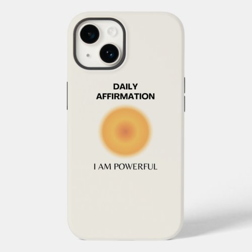 I am Powerful Daily Affirmation Positive Case_Mate iPhone 14 Case