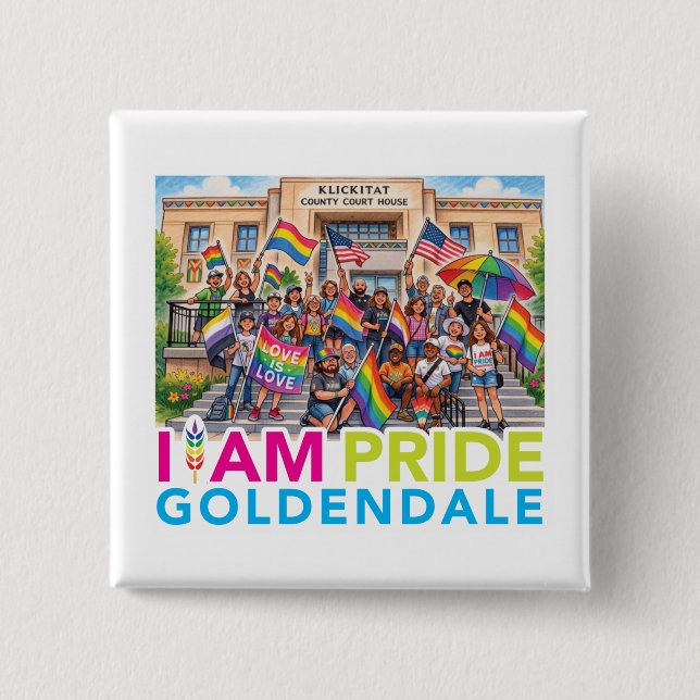 I AM Pride Community  Button (Front)