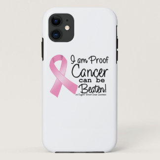 I am Proof Breast Cancer Can Be Beaten iPhone 11 Case