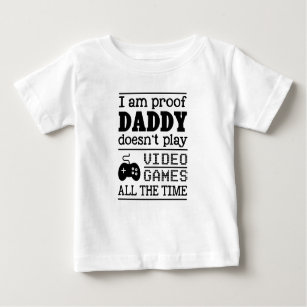 IM PROOF daddy does not go to the GARAGE  all the time body suit or bib bV128 