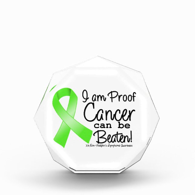 I Am Proof Non-Hodgkins Lymphoma  Can Be Beaten Award (Front)