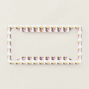 I Am Queen – Elegant funny License Plate Frame