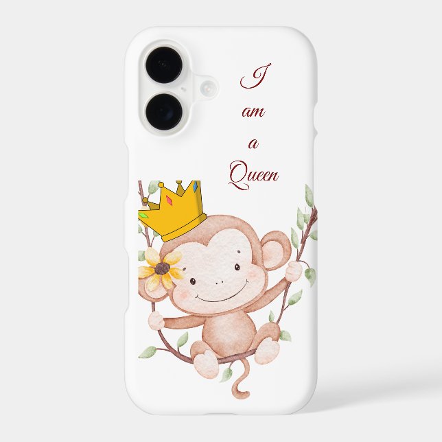 I Am Queen – Elegant iPhone Case (Back)
