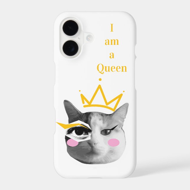 I Am Queen – Elegant iPhone Case (Back)
