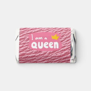 I AM QUEEN / LightPink Hershey's Miniatures
