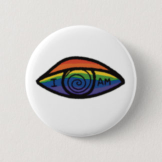 I AM Rainbow Pride Button