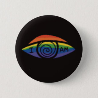 I AM Rainbow Pride Button