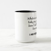 I AM RESILIENT Motivational Saying Mug (Center)