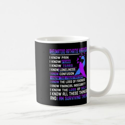 I Am Rheumatoid Arthritis Warrior  Coffee Mug