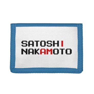 I AM SATOSHI NAKAMOTO TRIFOLD WALLET I AM SATOSHI NAKAMOTO TRIFOLD WALLET