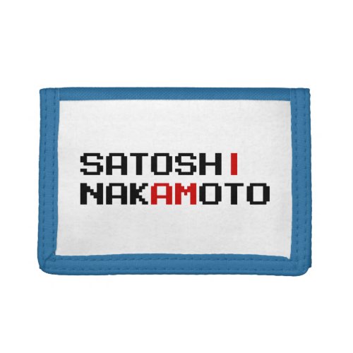 I AM SATOSHI NAKAMOTO TRIFOLD WALLET