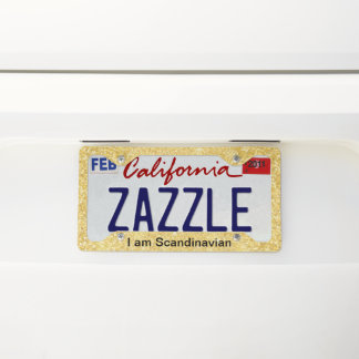 I am Scandinavian License Plate Frame