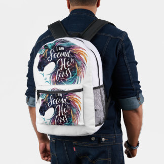 I am Second He is First Backpack D1