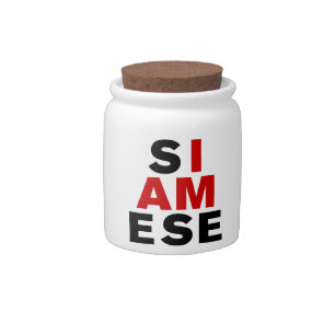 I AM SIAMESE CANDY JAR