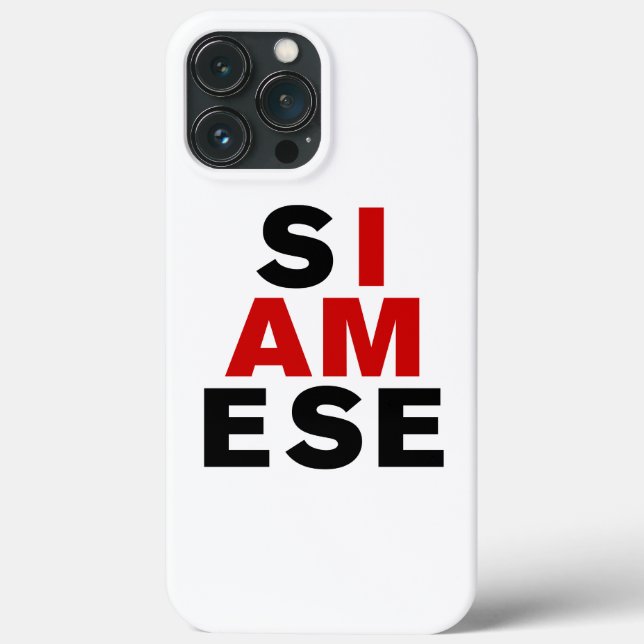I AM SIAMESE Case-Mate iPhone CASE (Back)