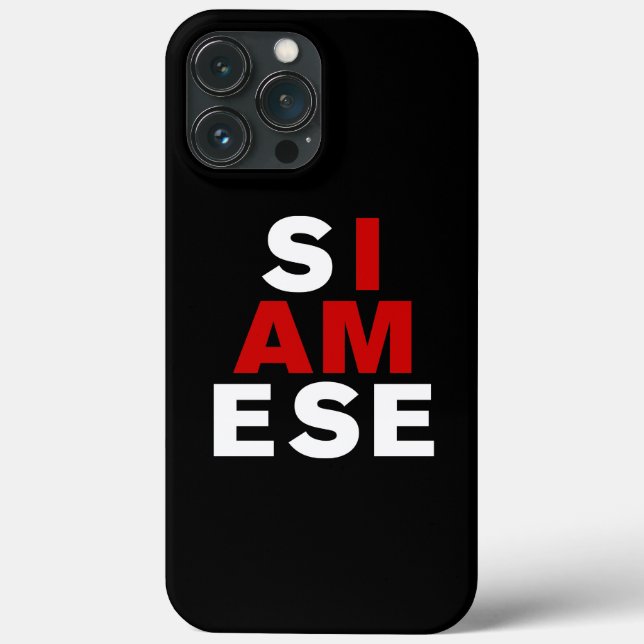 I AM SIAMESE Case-Mate iPhone CASE (Back)
