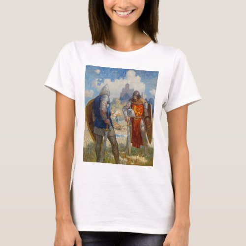 I Am Sir Launcelot du Lake c 1922 by NC Wyeth T_Shirt