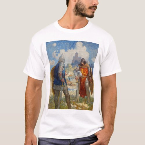 I Am Sir Launcelot du Lake c 1922 by NC Wyeth T_Shirt