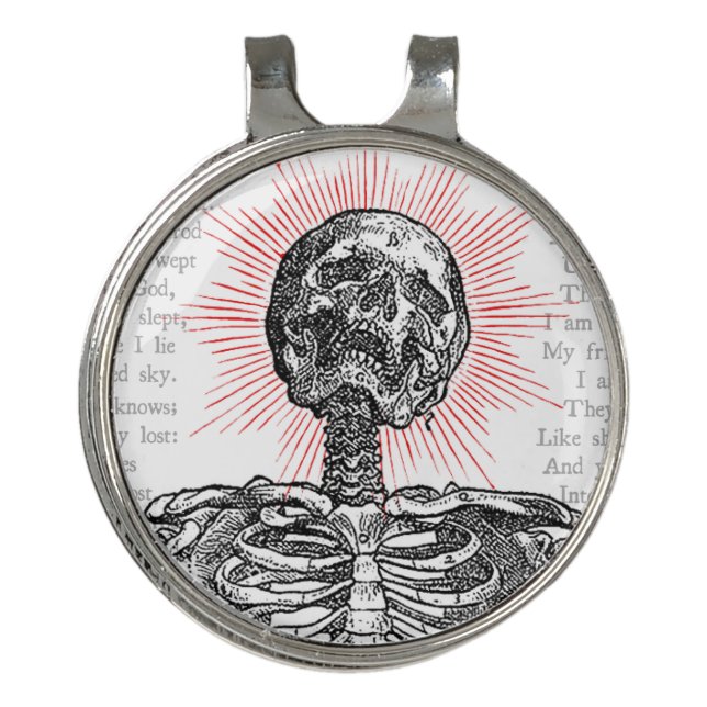 +|| I Am Skeleton ||+ Golf Hat Clip (Front)