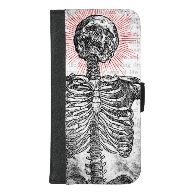 I am Skeleton! iPhone Wallet Case (Front)