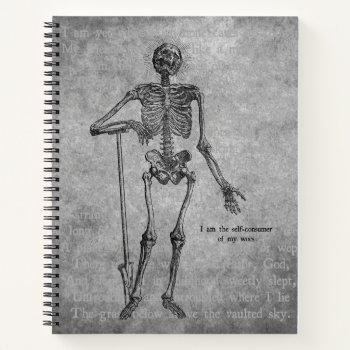 I Am Skeleton! Notebook by WaywardMuse at Zazzle