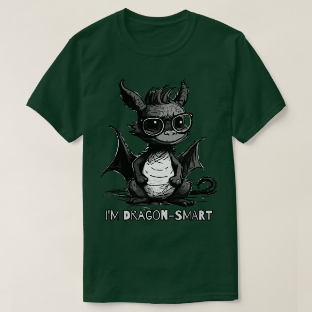 I Am Smart as a Dragon T-Shirt (Design Front)
