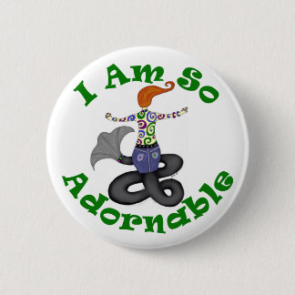 "I Am So Adornable" Mermaid Button
