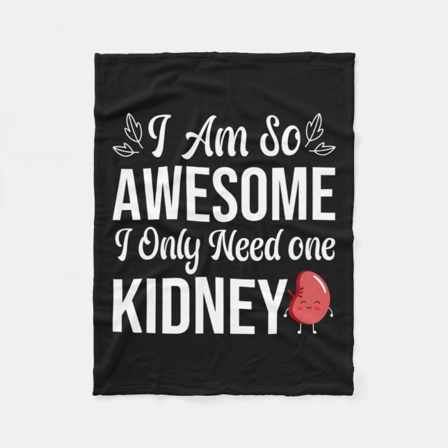 I Am So Awesome  Fleece Blanket (Front)