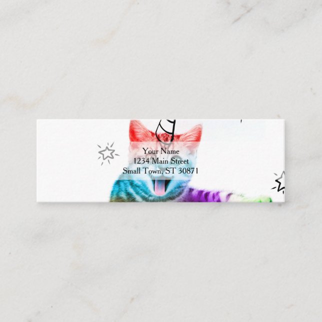I am so meowgical ! mini business card (Front)