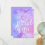 I am so proud of you  -Encouragement  Thank You Card
