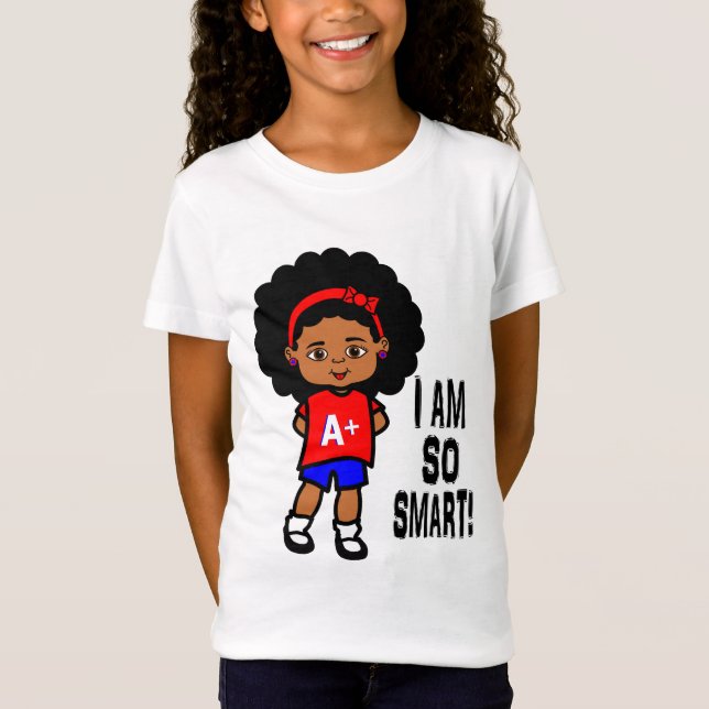 I AM SO SMART! Girl's t-shirt (Front)