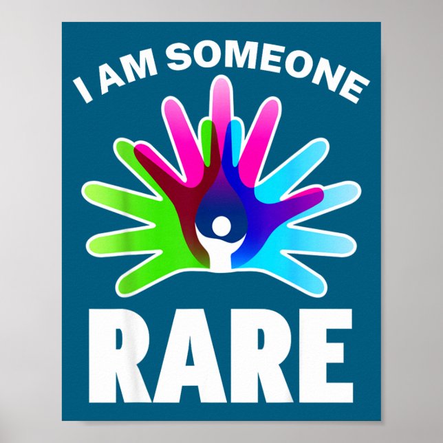 I Am Someone Rare Disease Awareness - Rare Disease Poster (Front)