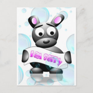 I Am Sorry Postcard