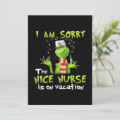 I am sorry the nice nurse is on vacation (Standing Front)