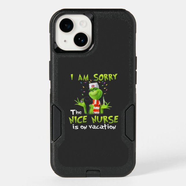 I am sorry the nice nurse is on vacation  otterbox iPhone case (Back)