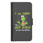 I am sorry the nice nurse is on vacation  samsung galaxy s5 wallet case