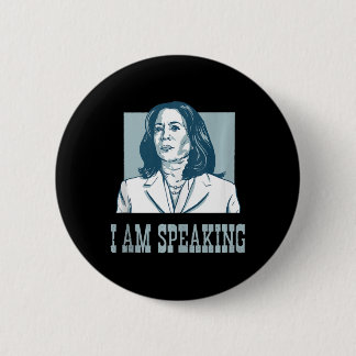 I Am Speaking Harris Wheimer Presidential Election Button